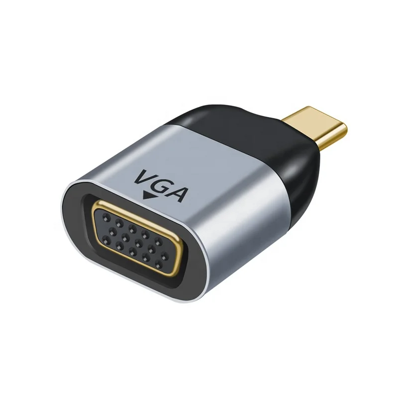 Производитель портативный мини-конвертер HD-видео с Usb Type-C в Vga адаптер для Mac и Windows ноутбук Android планшетный телефон
