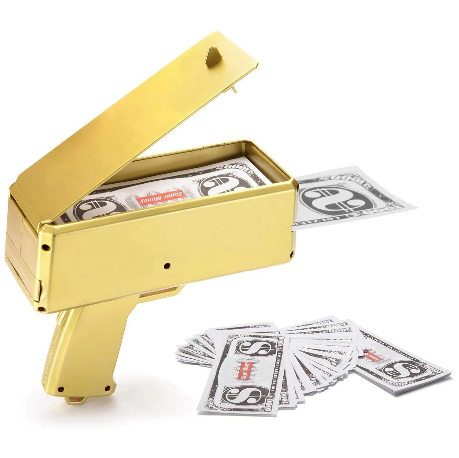 Распродажа супер пистолет-распылитель EE839 игрушечный с супер-деньгами 100 пушка-распылитель для денег президентской