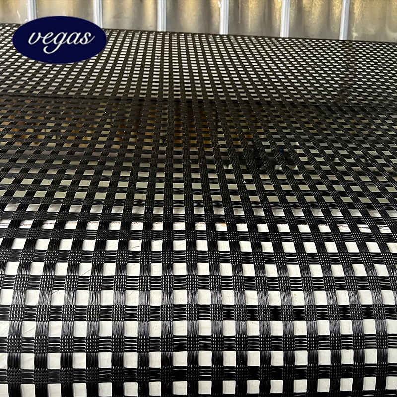 30-200KN High Tensile Strength Biaxial Fiberglass Geogrid for Road and Reinforced Cement Pavement