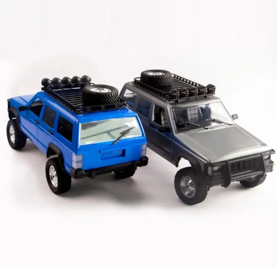 MN-78 4X4 Toys Simulation Cherokee XJ 213 Four Wheel Drive Led Alloy Metal Remote Control MN Model Car 1:12 4WD Truck RC