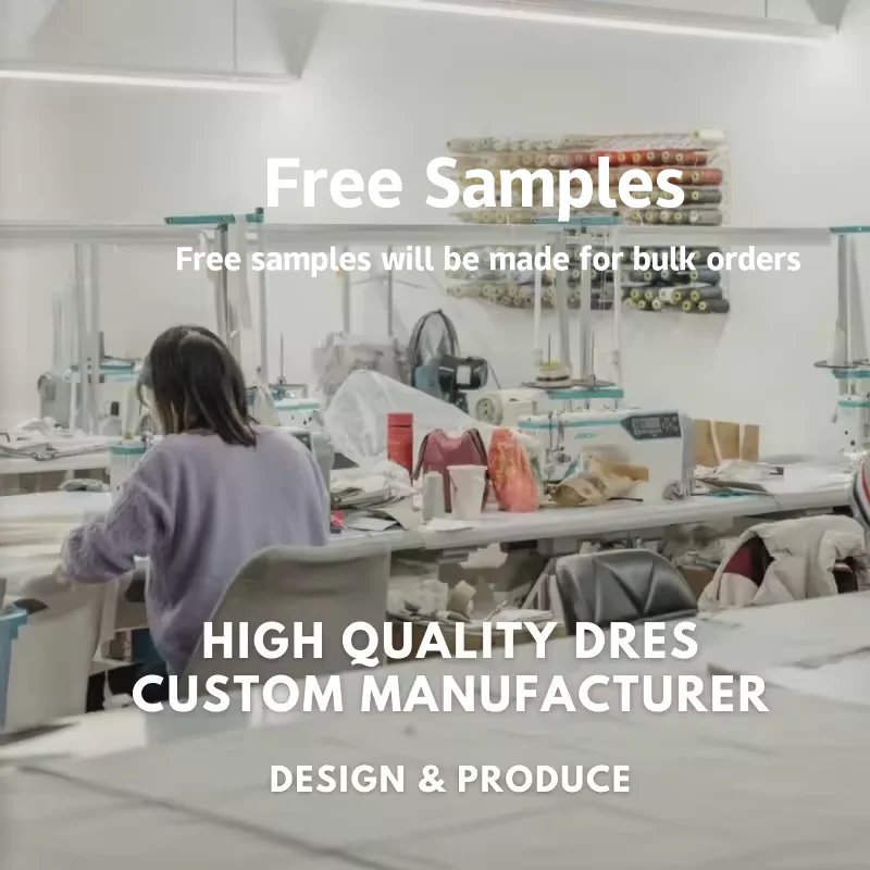 OEM ODM Clothing Manufacturer Clothes Women casual Dresses Custom Low MOQ Design Service High Quality Garment Women knit Dress