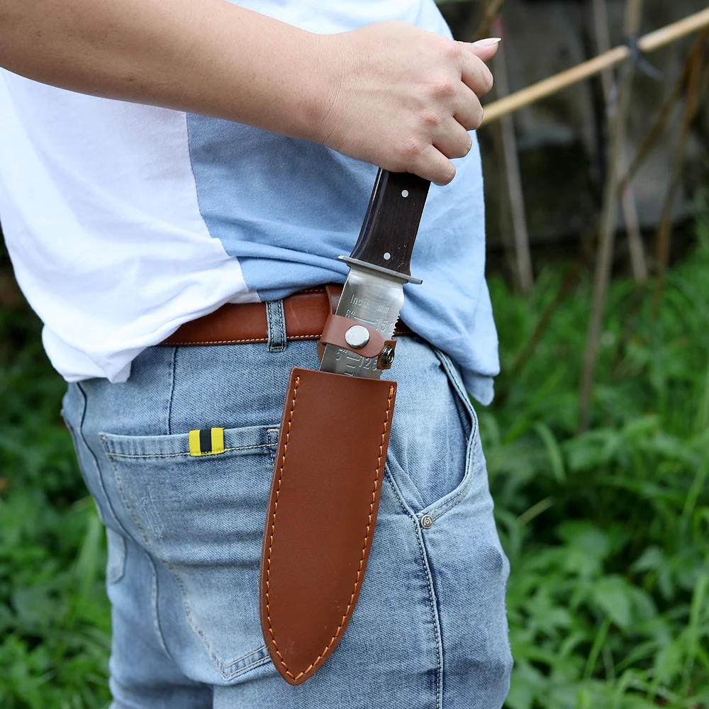 High quality popular japanese wengue handle japanese garden knife hori hori digging knives