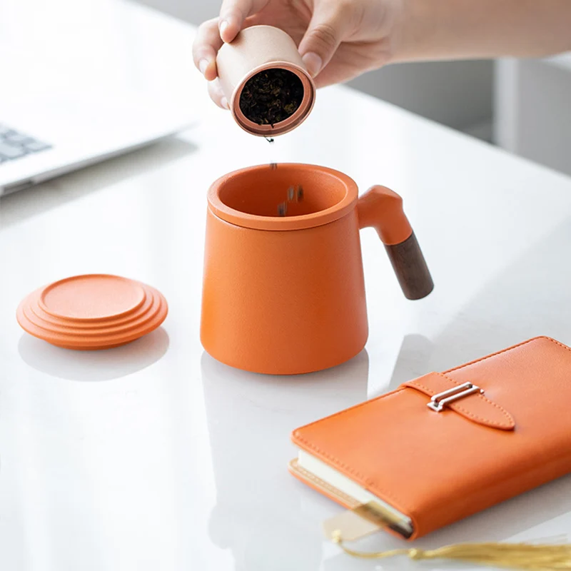 Ceramic mug notebook set anniversary corporate business gifts business corporate custom giveaways with logo 5 piece gifts sets