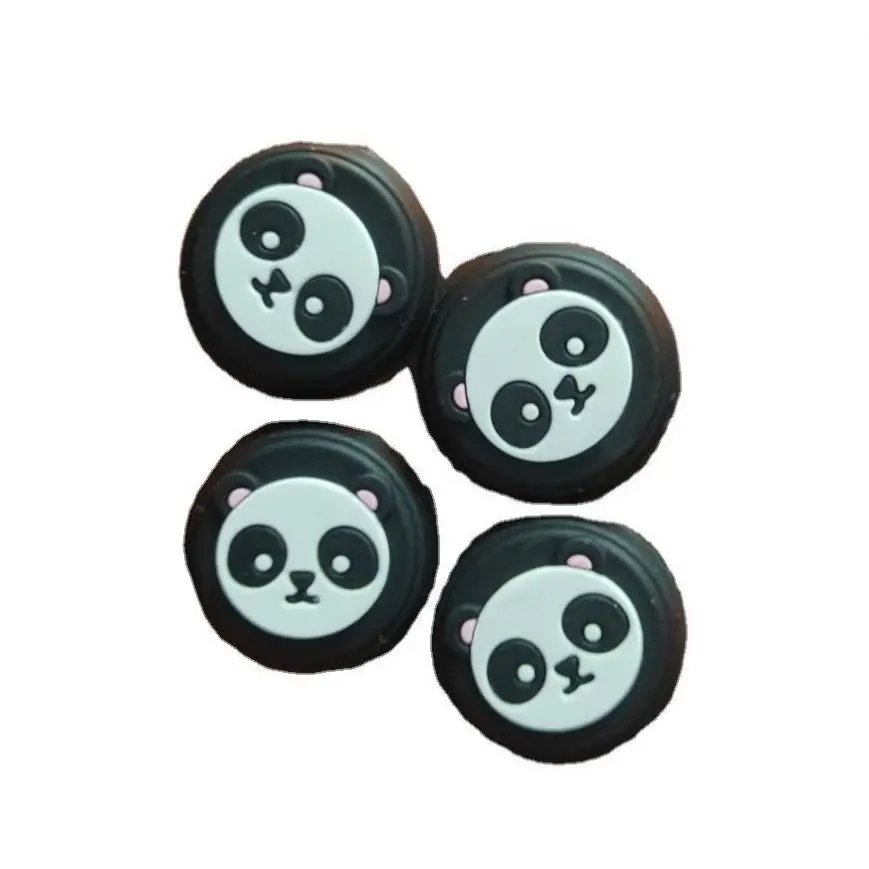 
for PS5 Panda Head Game Handle Rocker Silicone Thumbstick Cover Buttons Button Rocker Thumb Stick XY10398 