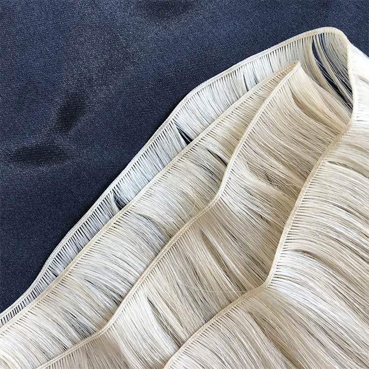 2024 Top Quality Remy Human European Genius Weft Hair Extensions Double Drawn Russian Hair