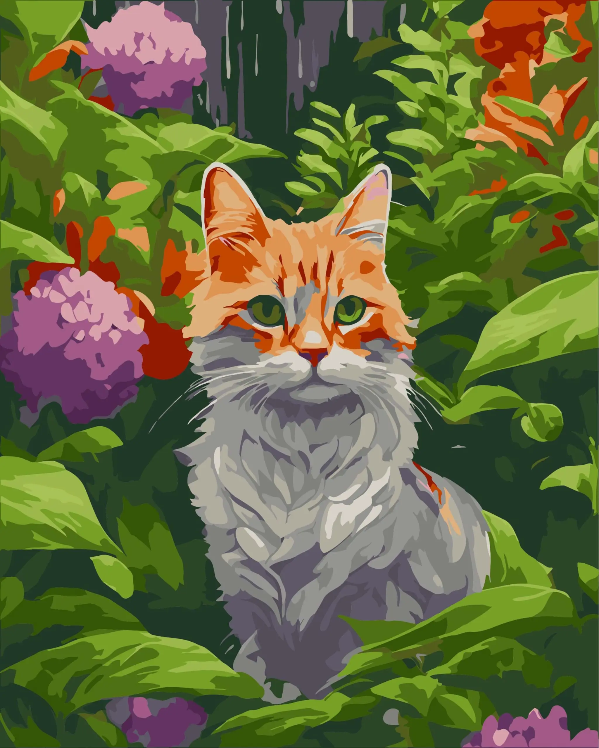 DIY Digital Painting by Numbers paint kit by numbers Oil Painting by Numbers for Adults