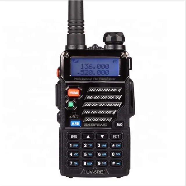 Baofeng UV-5RE Любительская рация двойного диапазона с возможностью uv-5re baofeng uv 5re трансивер мобильное двухстороннее радио Ручной иди и болтай walkie