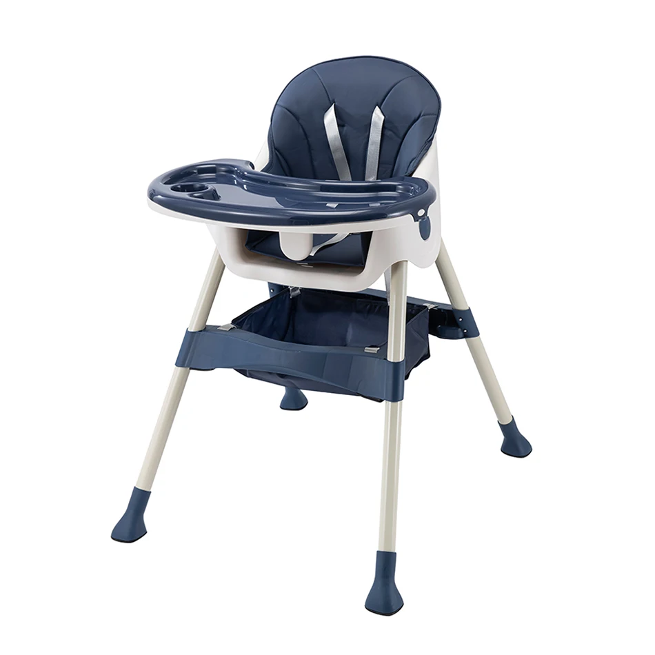 Portable multi-function metallic feeding chair kids baby chair for feeding