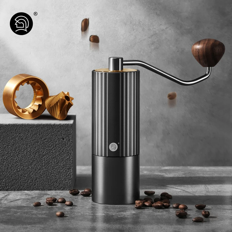 zeroHero Z3Pro Stainless Steel Titanium Coated Burr Portable Manual Coffee Grinder