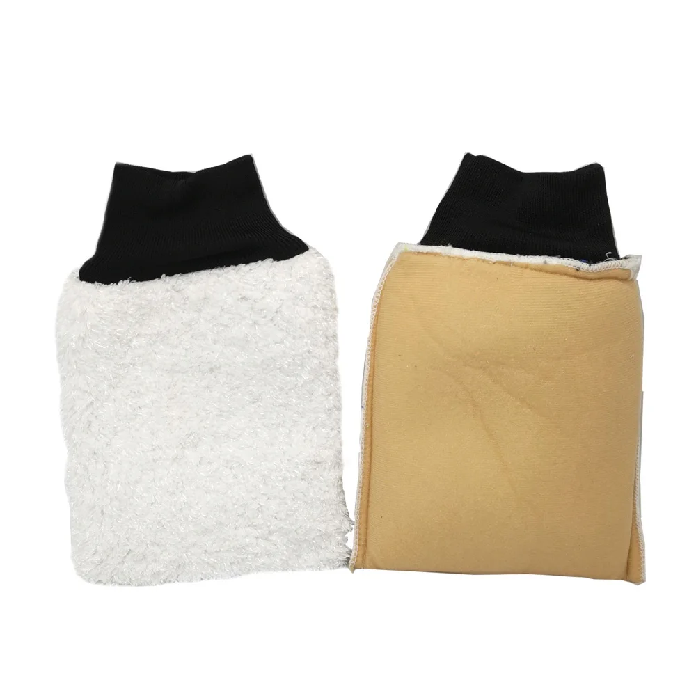 Tiikeri High Quality Sheepskin Wash Mitt Scratch Free Car