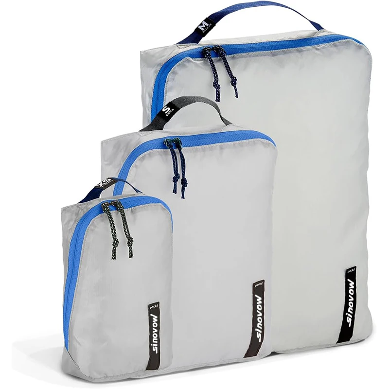 Sinovow Durable And Ultra-lightweight Water-resistant Poly Ripstop Fabric Packing Cubes For Travel