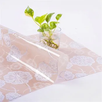 Factory promotion plastic pvc roll film pvc laminated tablecloth pvc table mat
