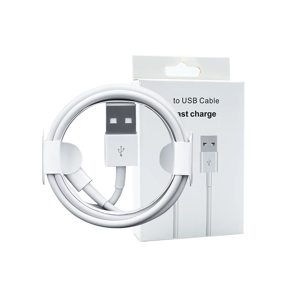  3ft Быстрая зарядка 1 м 8pin USB кабель для синхронизации данных Кабель зарядного устройства iPhone 7 6 8 5S 6s plus XS MAX XR