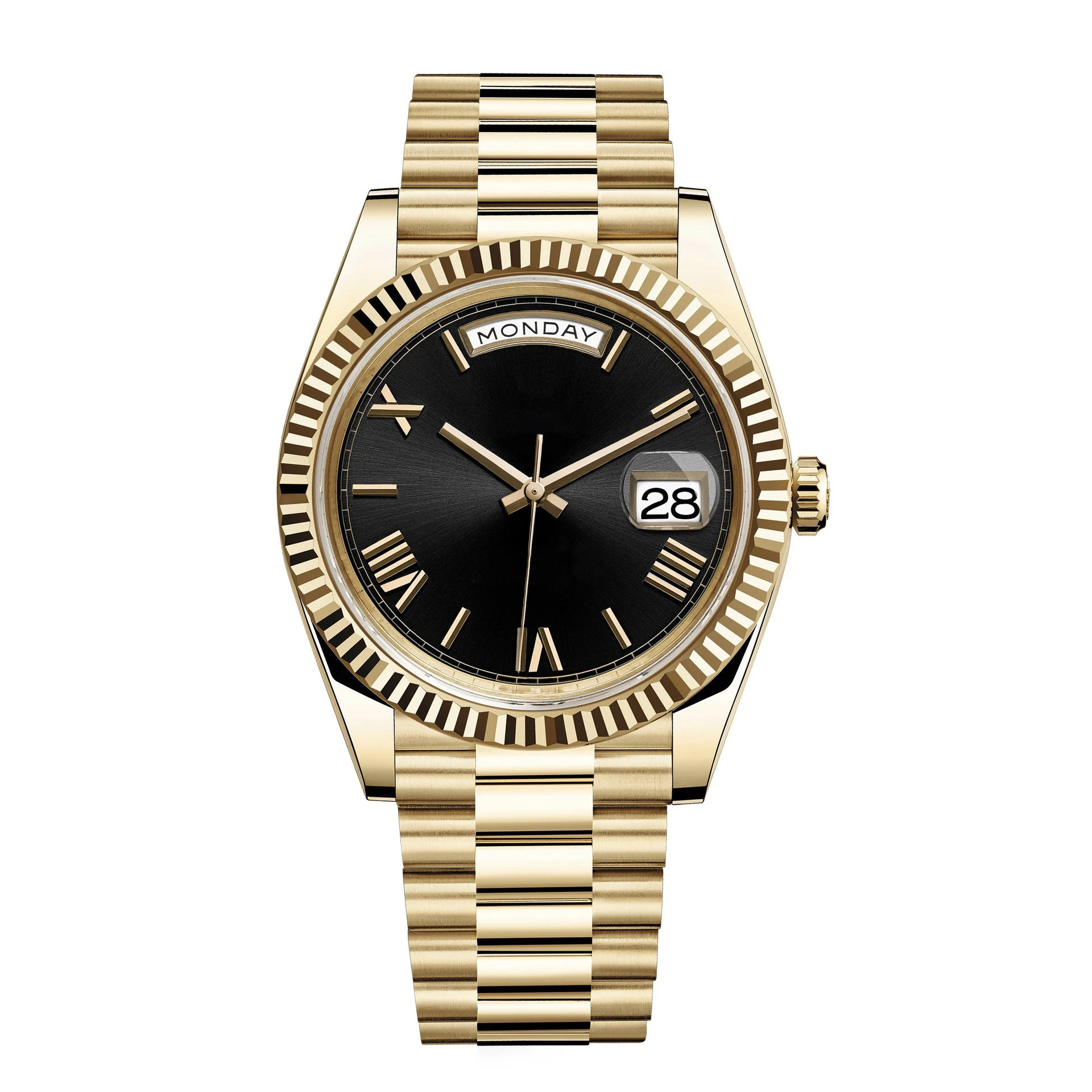 Fashion Factory Wholesale Man Watch with Double Complete Calendar Week Display Men Quartz Watches 3ATM Waterproof Wristwatches