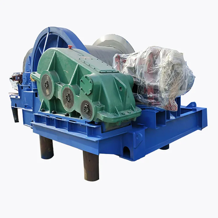 200m Wire Rope 15 Ton 30 Ton Heavy Duty Marine Pulling Slipway Electric Boat Winch For Sale