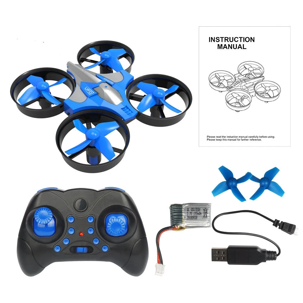 Mini  Drone 4-Axis Headless RC Helicopter 360 Degree Flip Remote Control Quadcopter Toys Mini Aircraft for Kids