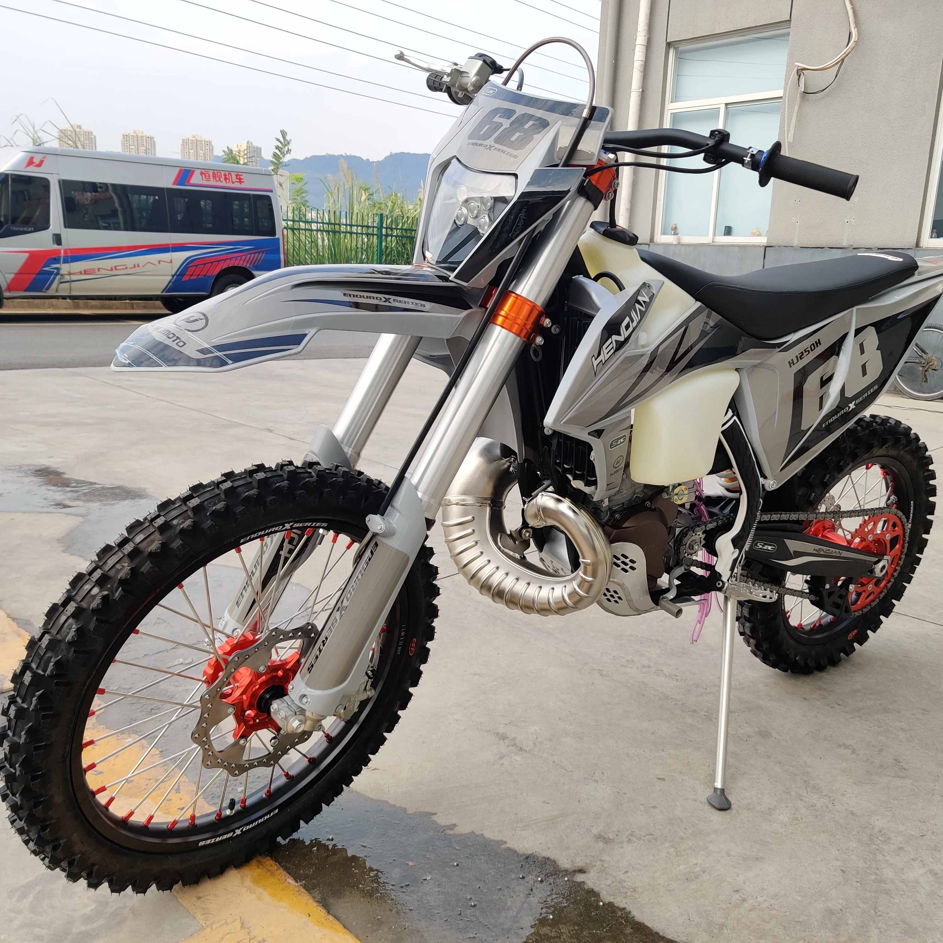 two stroke 300cc minimoto racing off road motorcycle big wheel trailer motorbike dirt bike mini moto de cross 2stroke dirtbike