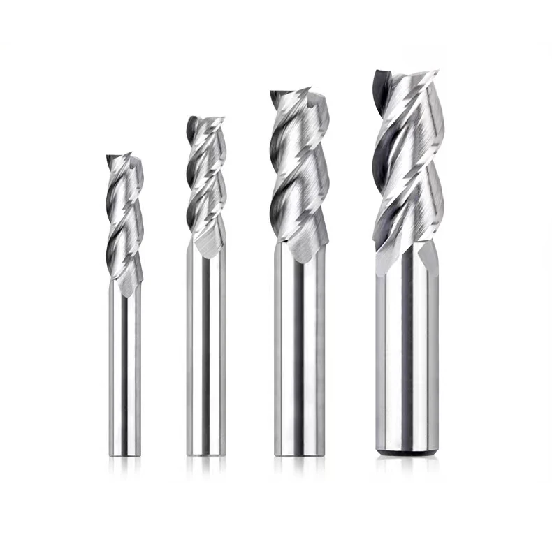 HSS Al Endmill 65Hrc 65 Hrc 4 канавки 2 20 Hss 12 мм 10 hss-al Cnc Концевая фреза