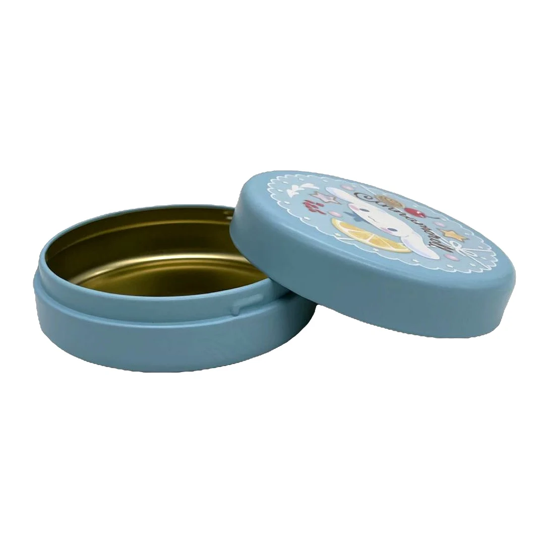Custom 3 oz Lip Balm Tin Box and Container with Screw Golden Supplier Cosmetic Cream Jar Packaging
