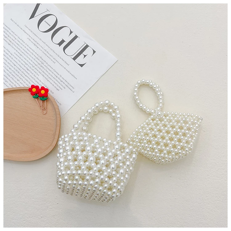 Kids Purses and Handbags Mini Pearl Crossbody Cute Girls Party Coin Pouch Purse  and Bags Baby Clutch Bag Gift