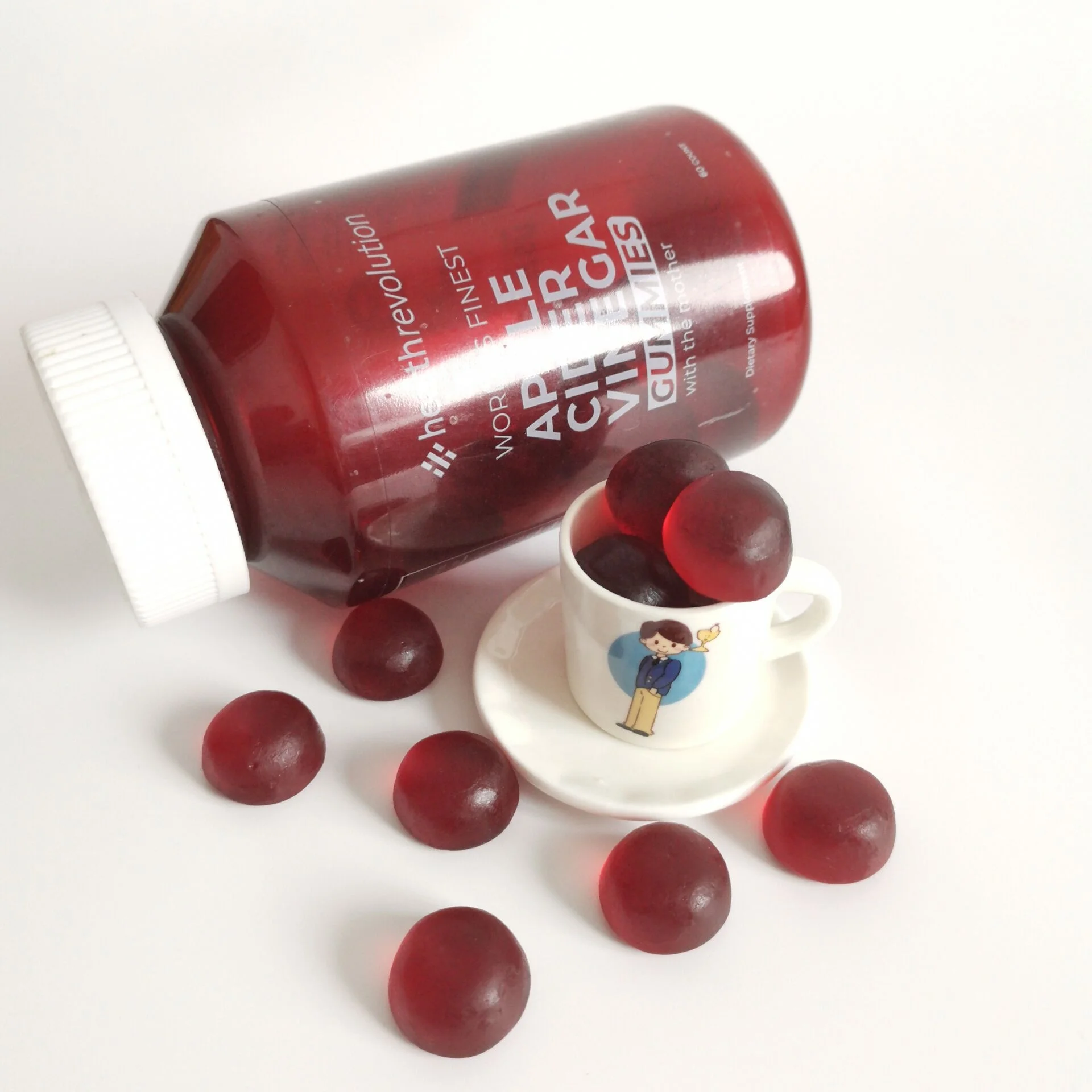 Высшее качество, Халяль, органический яблочный уксус, жевательные резинки, фирменная торговая марка OEM