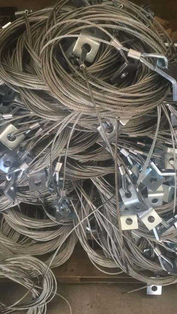 China Manufacture Zinc Plated Galvanized Lifting Steel Wire Rope Cable Sling