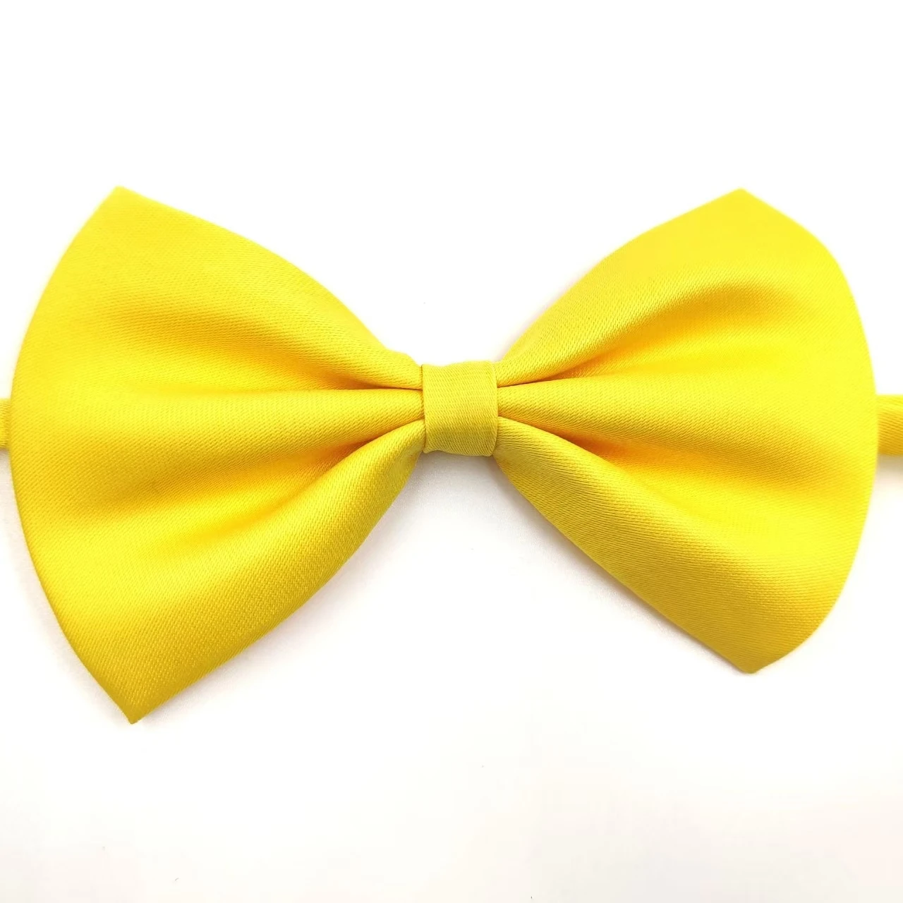 factory Classic Pre-Tied Solid Butterfly Bow Tie for dog Children Plain Style in Polyester Material