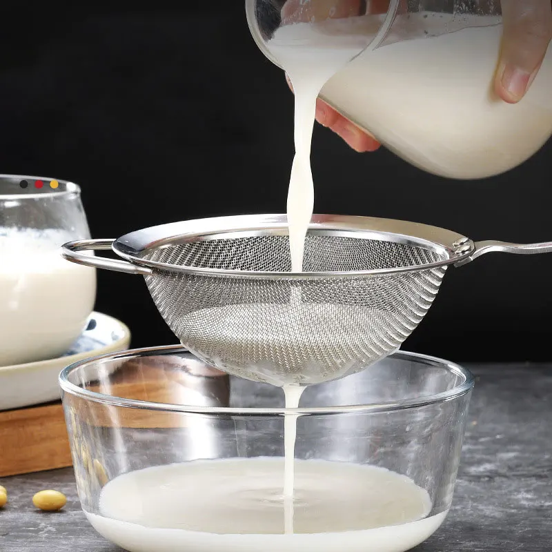 Professional kitchen tool sieve centrifuge liquid solid vibrating hand shake flour sifter sieve