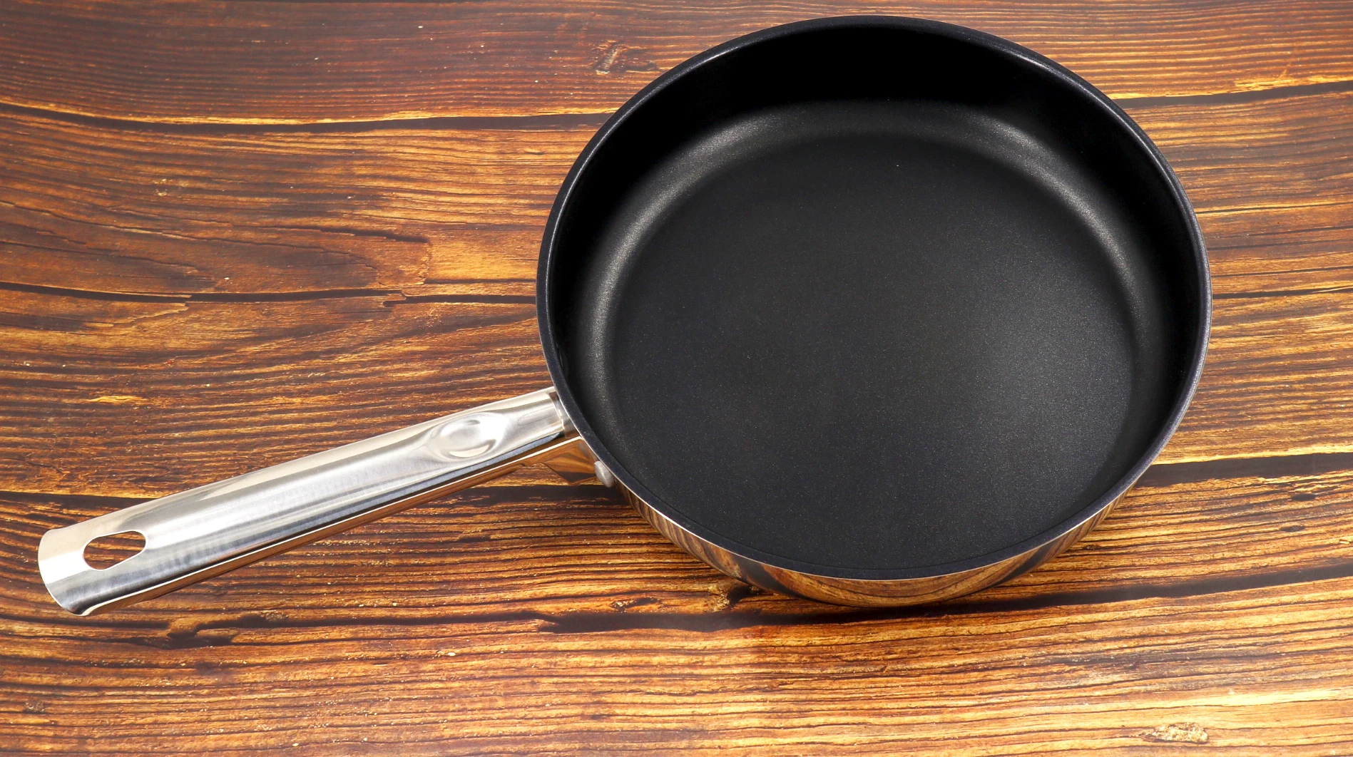 CUSTOM  Frying Pan Non-stick Stainless steel Flat Frying Pan Kitchen Carbon Steel Frying Pan