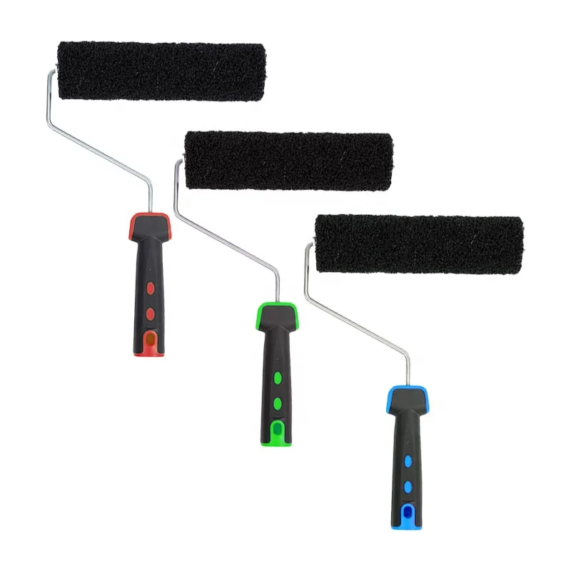 China High Quality Wall Decorative Hand Tools Fashion Painting Roller Rubber Design Roller Brush