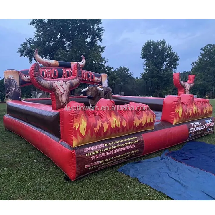 Kids adults outdoor carnival game rodeo ride mechanical bull for adults
