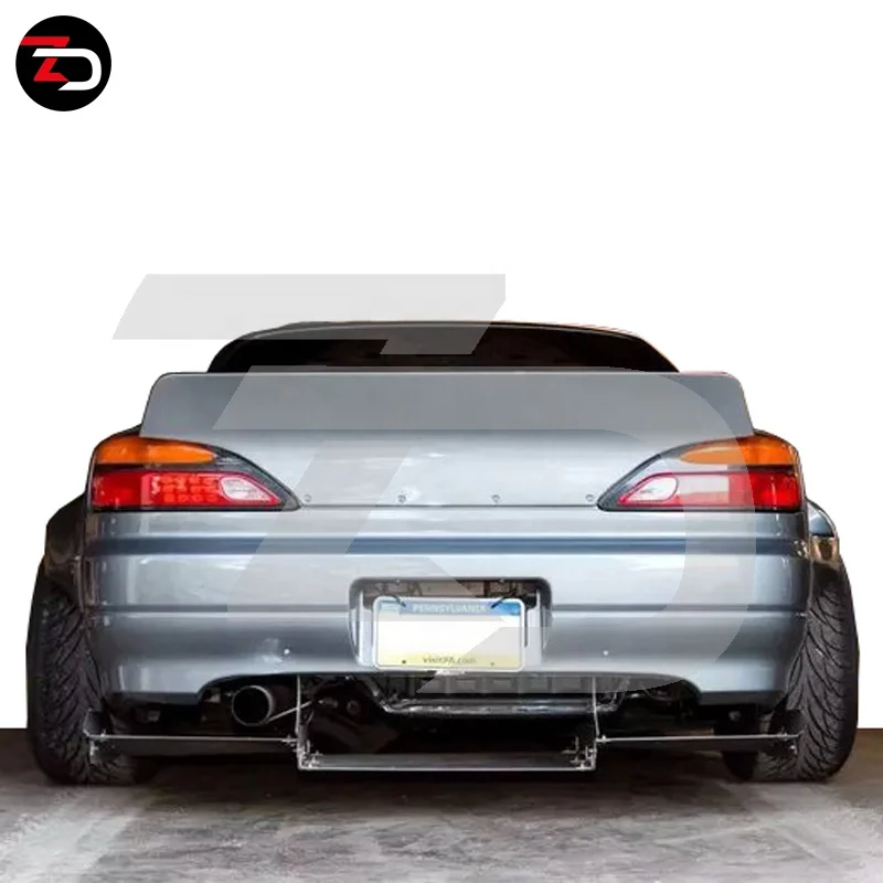 Factory Price Rocket B Style Body Kit Front Bumper Rear Bumper Side Skirts Wheel Arch Wing For Silvia 200 SX S15 1999 To 2002