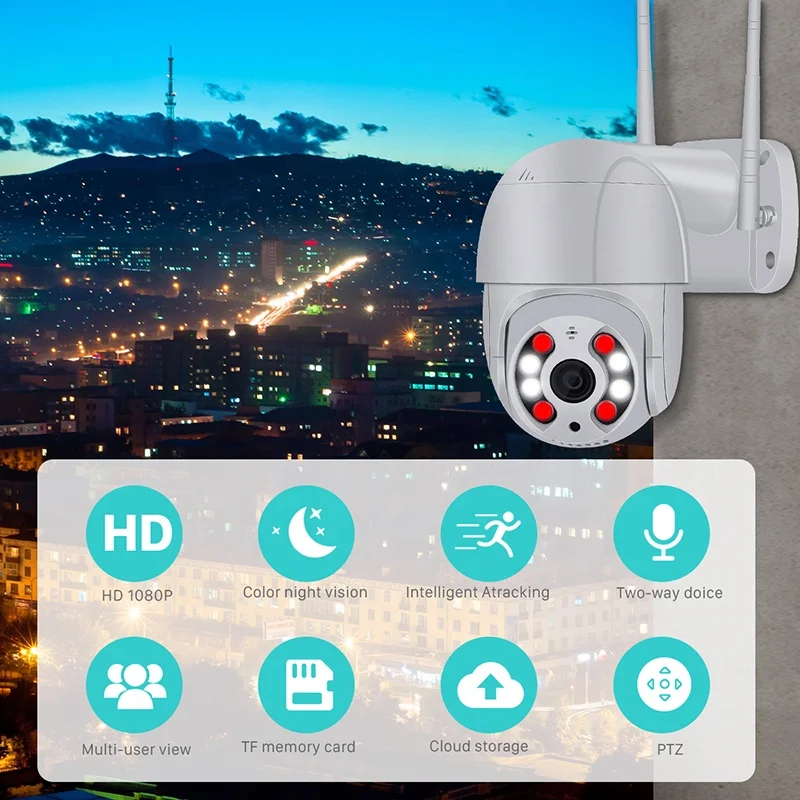  IP-камера BESDER купольная Full HD 1080P PTZ