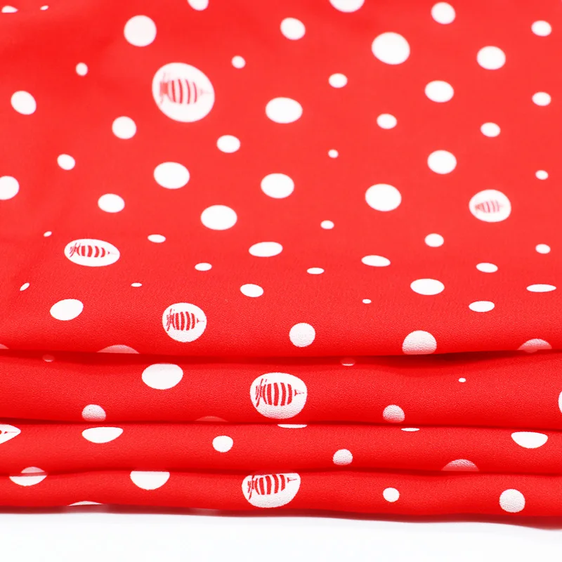 polyester moss crepe crinkle chiffon fabric