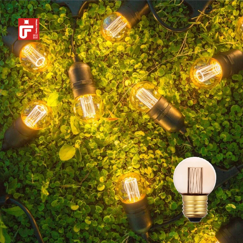 Classic Home Decor Lights Festival Deco Christmas LED Bulb String Light E27 220V String Lights LED Edison Bulbs
