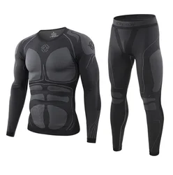 Комплект бесшовного термобелья для занятий спортом на открытом воздухе