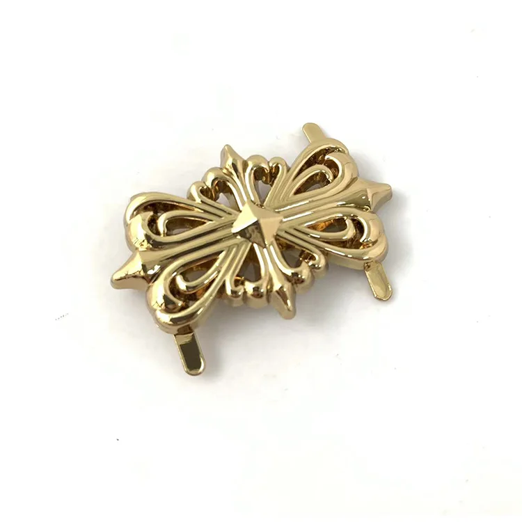 Оптовая продажа от производителя, Женская Пряжка для обуви, ювелирные изделия с индивидуальным логотипом, пряжка для обуви из цинкового сплава