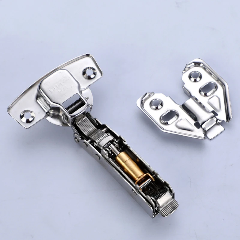 BBDHOME Furniture Fittings Clip On Soft Close Hydraulic Office Hotel Concealed Stainless Steel Cabinet Hinge