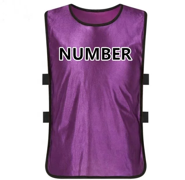 
factory wholesale practice jersey scrimmage vest pinnies training bibs for adults and youth soccer basketball football 