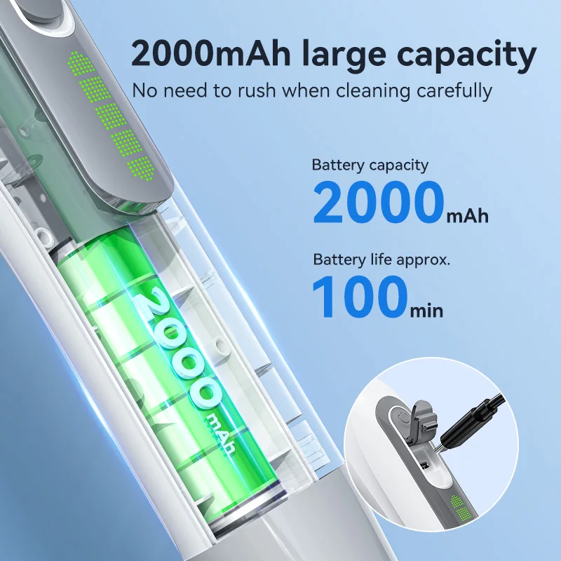 A10 Electric Spin Scrubber Cordless Cleaning Brush Bathroom Cleaning Brush With Replacement Brush Heads Product