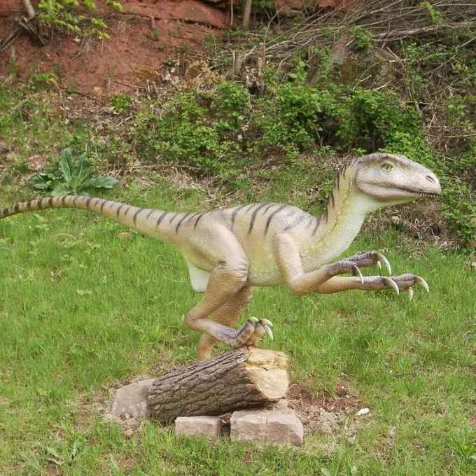 Dino Dinosaur Park Animatronic Raptor Dinosaur Life-sized Velociraptor for Sale