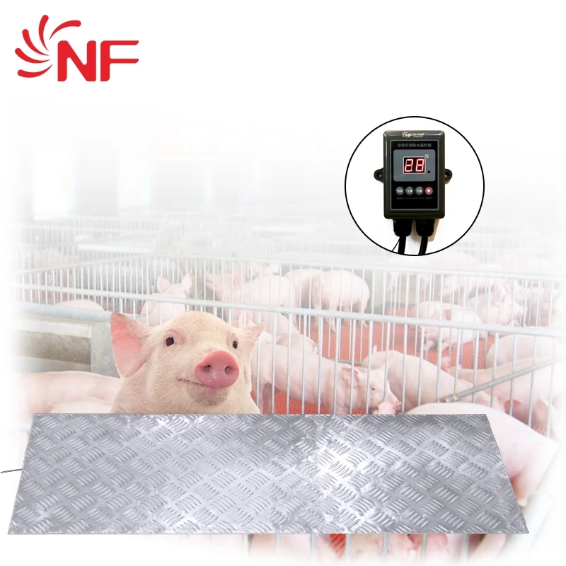 220V 68W Anti-slip Stainless Panel Poultry Electric Heater For Piglets Breeding Pigs