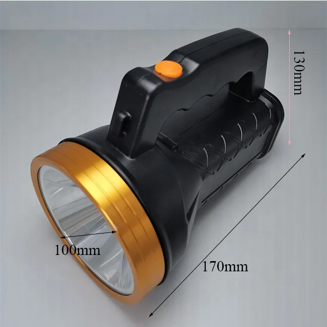 
LED Search Lamp Super Bright High Powered Searchlight Long Lasting Rechargeable Handheld LED Spotlight Portable Flashlight 