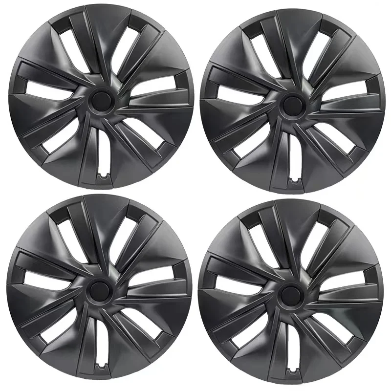 For tesla Model Y Wheels Cover Car Wheel Hub Cover 4Pcs/Set Auto Decoration Accessories