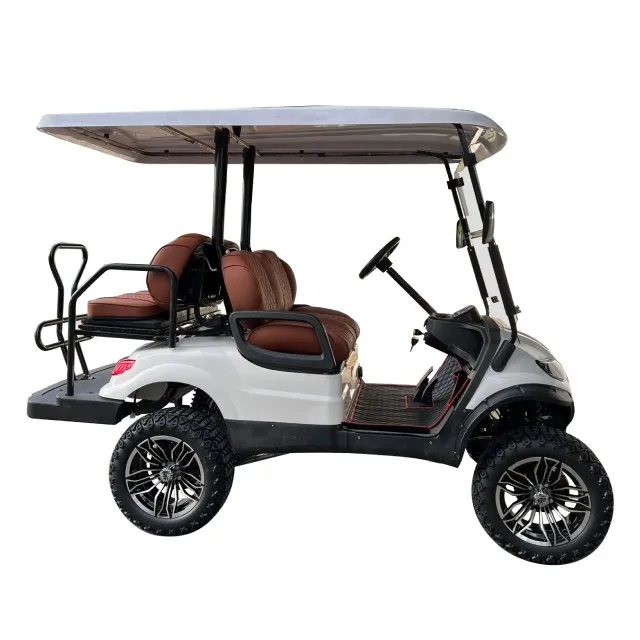 Low Price 4 Seats electric Golf Cart with High Quality plus headlights