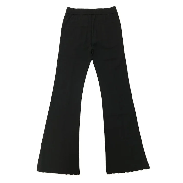 
Innovative Design trousers ladies elegant office pants high waist slim black slacks 