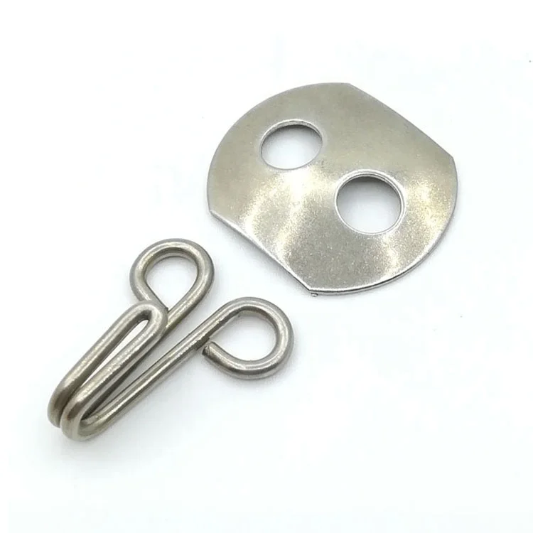 Fastener Thermal Insulation Lace Lancing Mattenhaken Hooks Stainless Steel Wall Bolt Anchors Galvanized Finish Inch Measurement