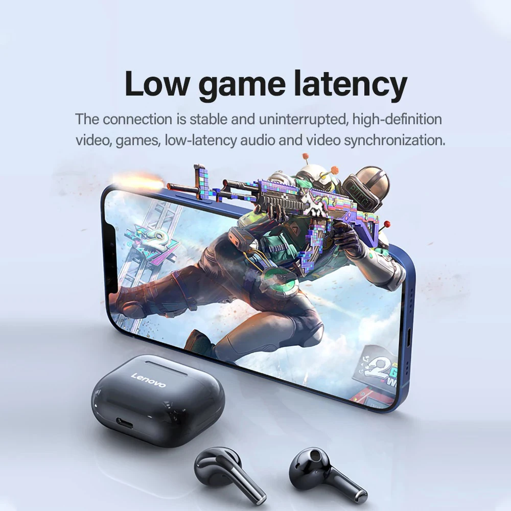 Новые беспроводные наушники Omgs Lenovo Lp40 Pro Аутентичные Tws гарнитуры игровые музыкальные Aptagro Hwfly