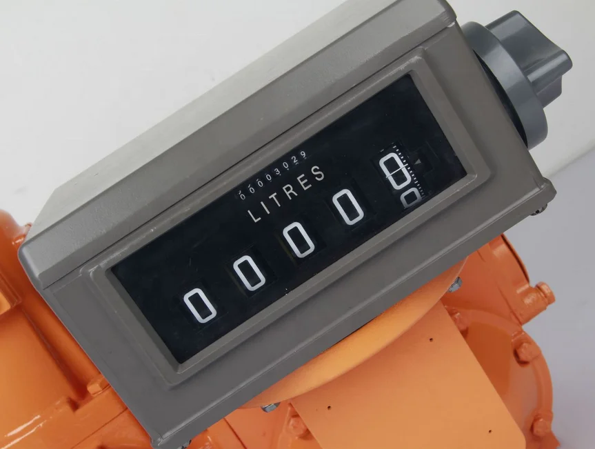 Digital Diesel PD Flowmeter Counter Mechanical Oil Fuel Consumption Positive Displacement Industrial PD Flow Meter