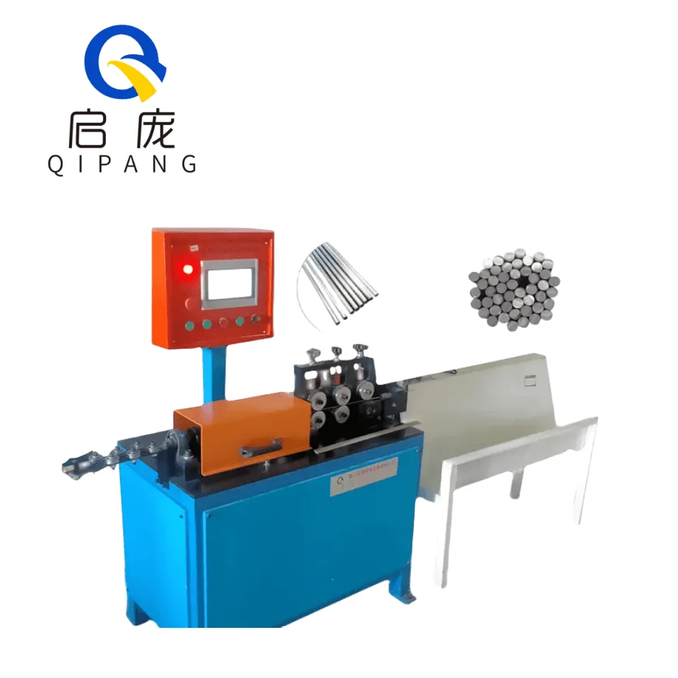 QIPANG high speed steel coil wire straightener and cutter machine wire steel metal wire straightening and cutting machine